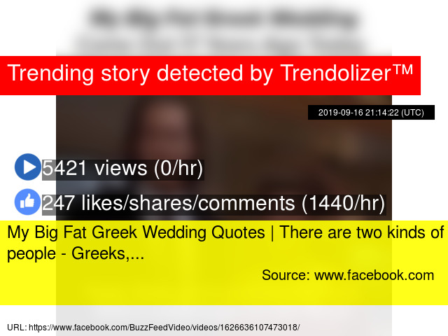 My Big Fat Greek Wedding Quotes There Are Two Kinds Of People